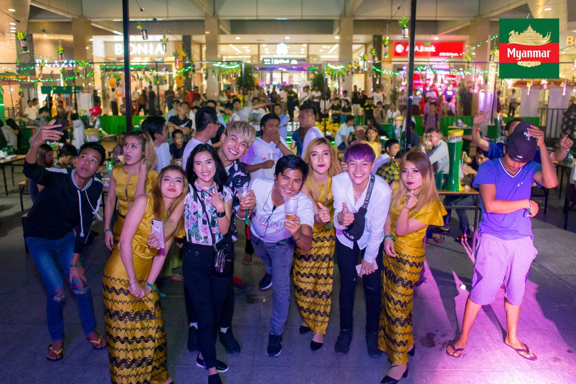 Pre Thingyan Festival with Myanmar Larger Beer at Myanmar Plaza - MYANMORE