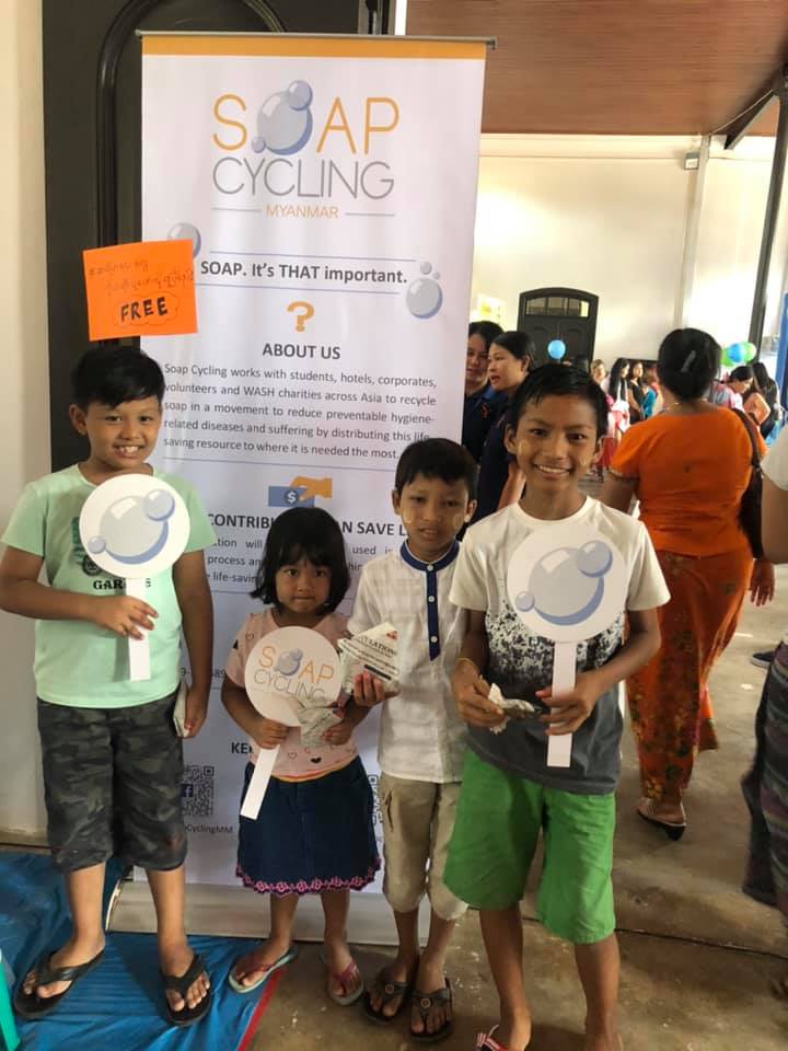 Soap Cycling Myanmar Clean hands, clean world MYANMORE