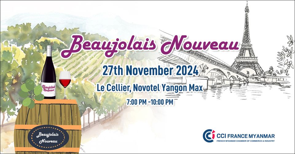 Experience the elegance of Beaujolais Nouveau 2024 MYANMORE
